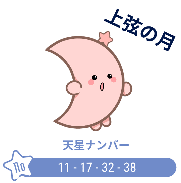 上弦の月